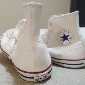 High top white converse